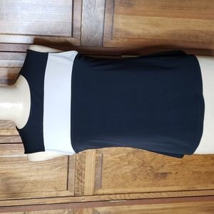 Calvin Klein Color Block Sleeveless Top Sz S